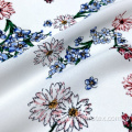 Polyester Woven Moss Crepe Small Floral Printed Fabric